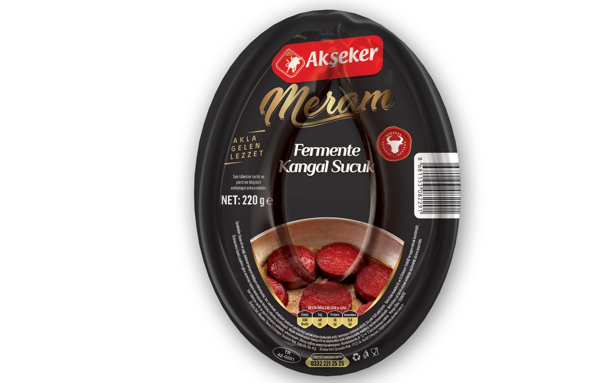 Akşeker Meram Fermented Vacuumed Coil Soudjouk 220 g